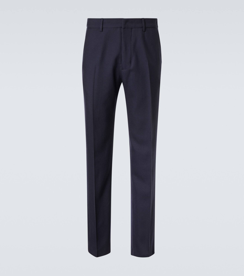 Pleated virgin wool pants - 1