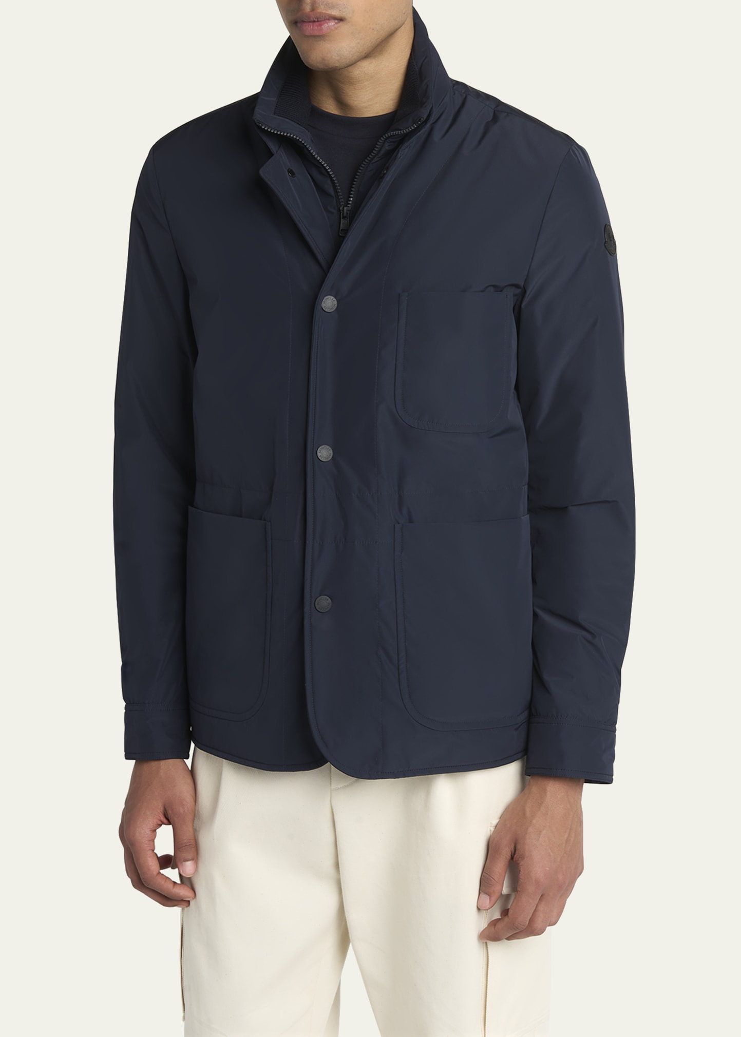 Men's Edit Navy Brieuc Jacket - 4