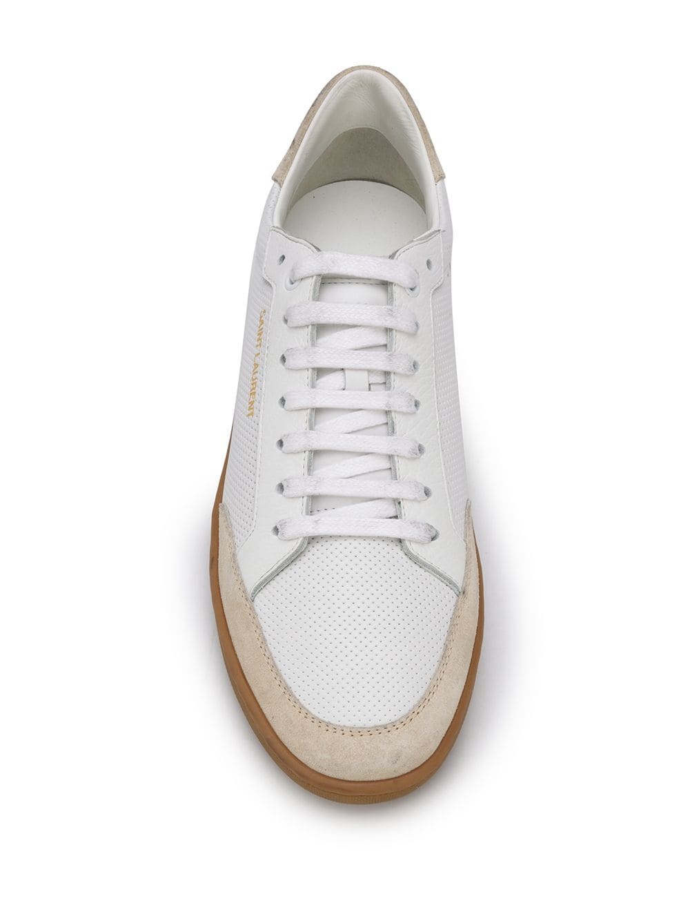 panel detail low-top sneakers - 4