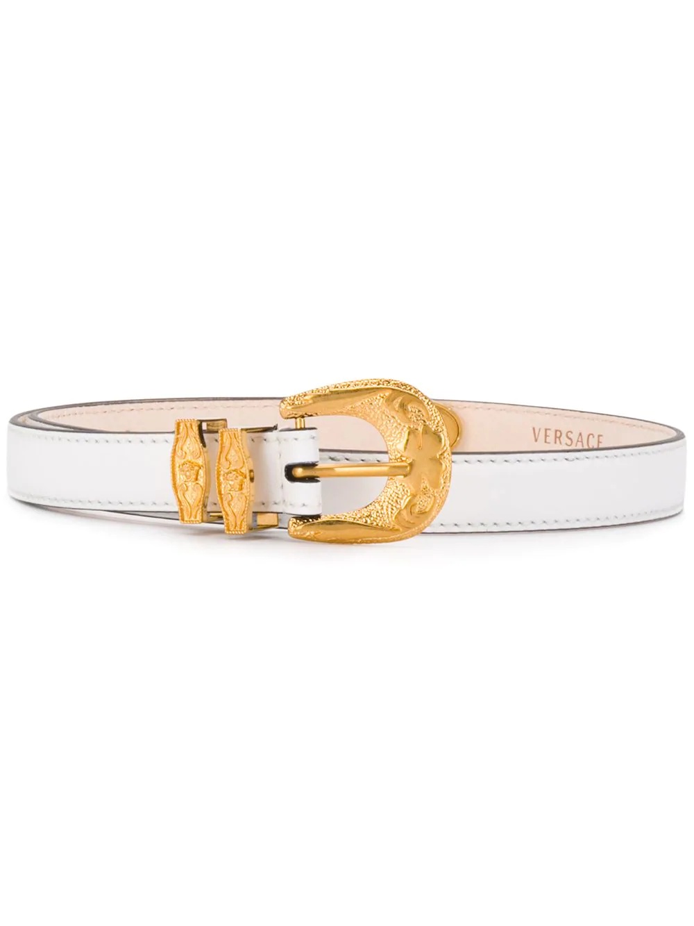 slim Barocco buckle belt  - 1