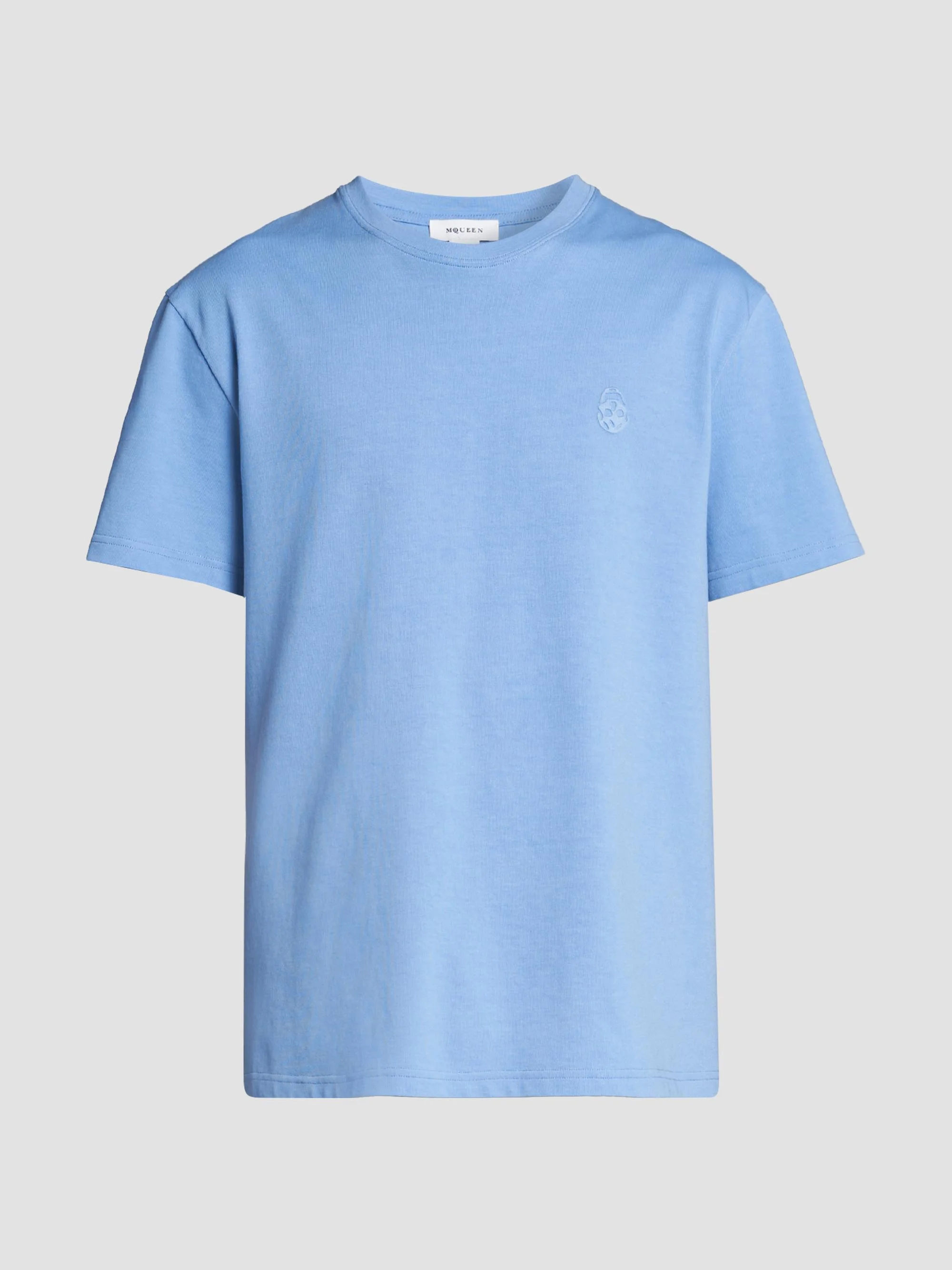 Men's Cotton Jersey Crewneck T-Shirt - Bath House Blue - 1