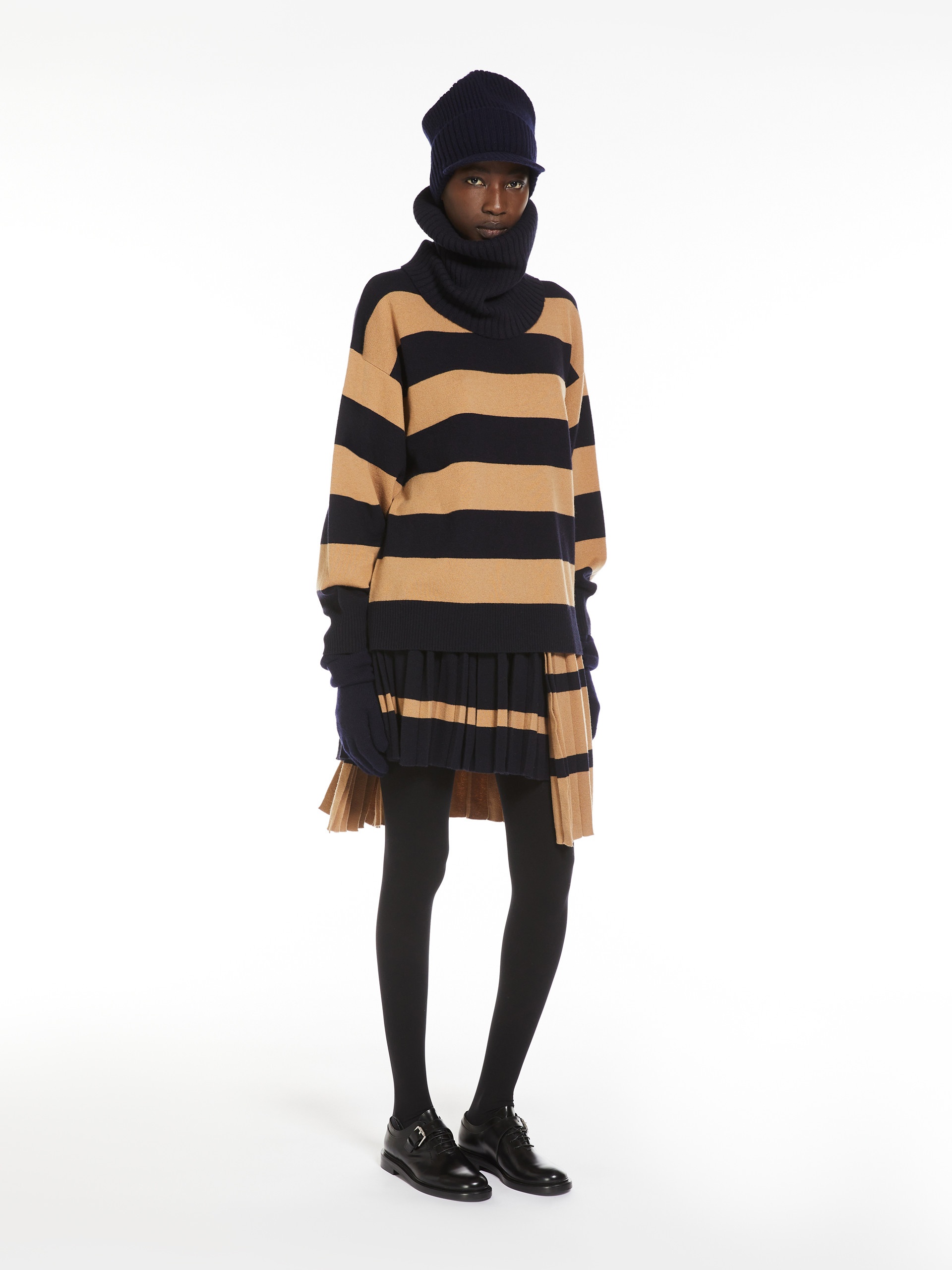 SAVA Pleated knit skirt - 2