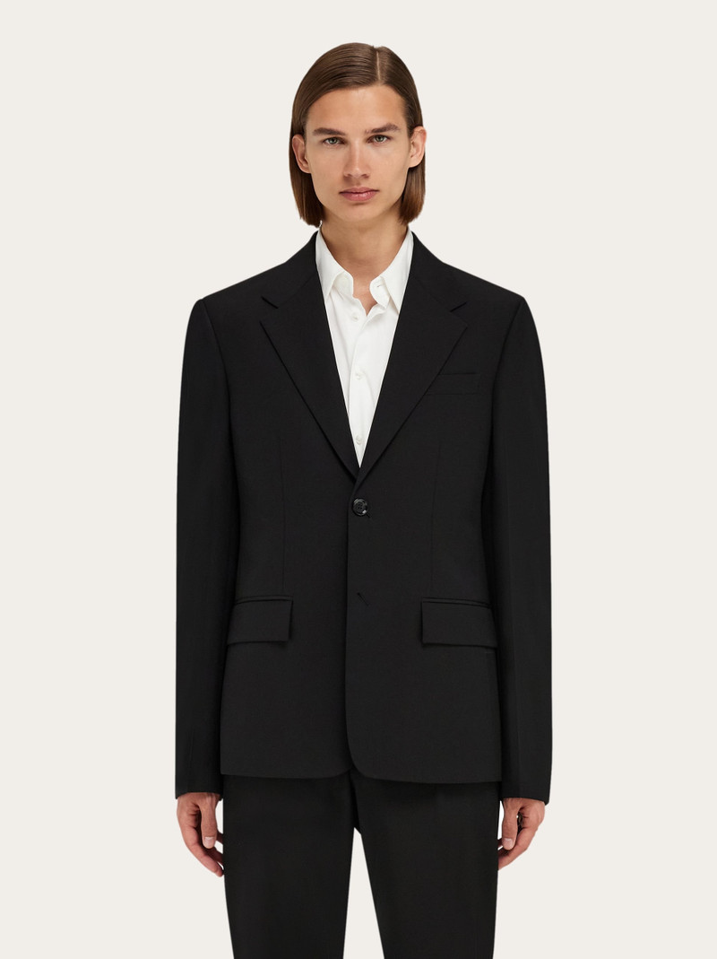 FERRAGAMO Tailored single-breasted blazer outlook