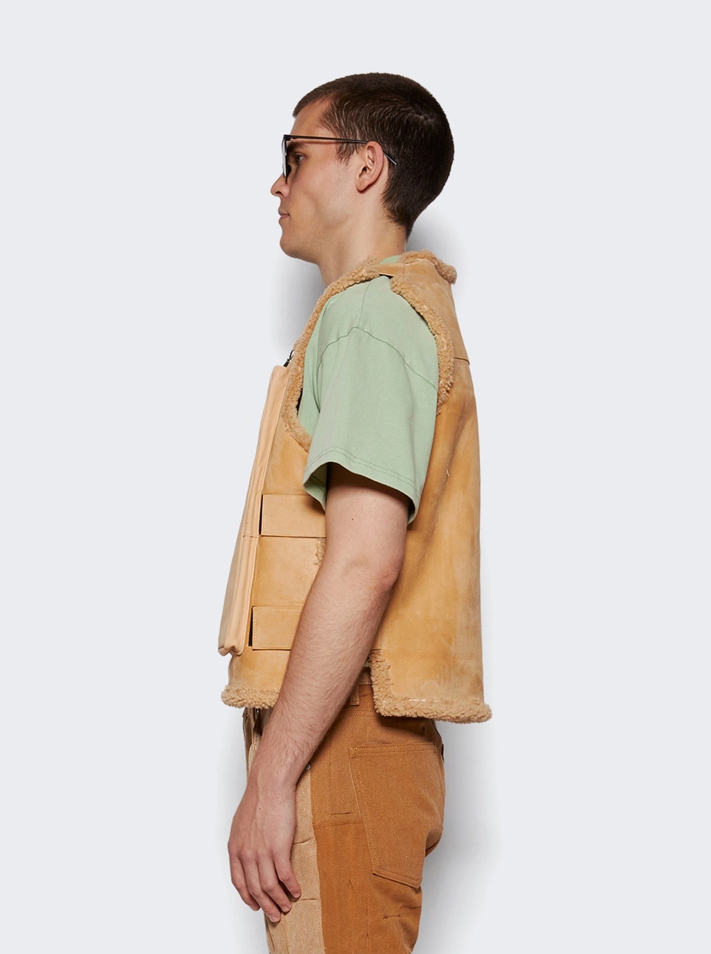 Bullet Point Vest Tan - 4