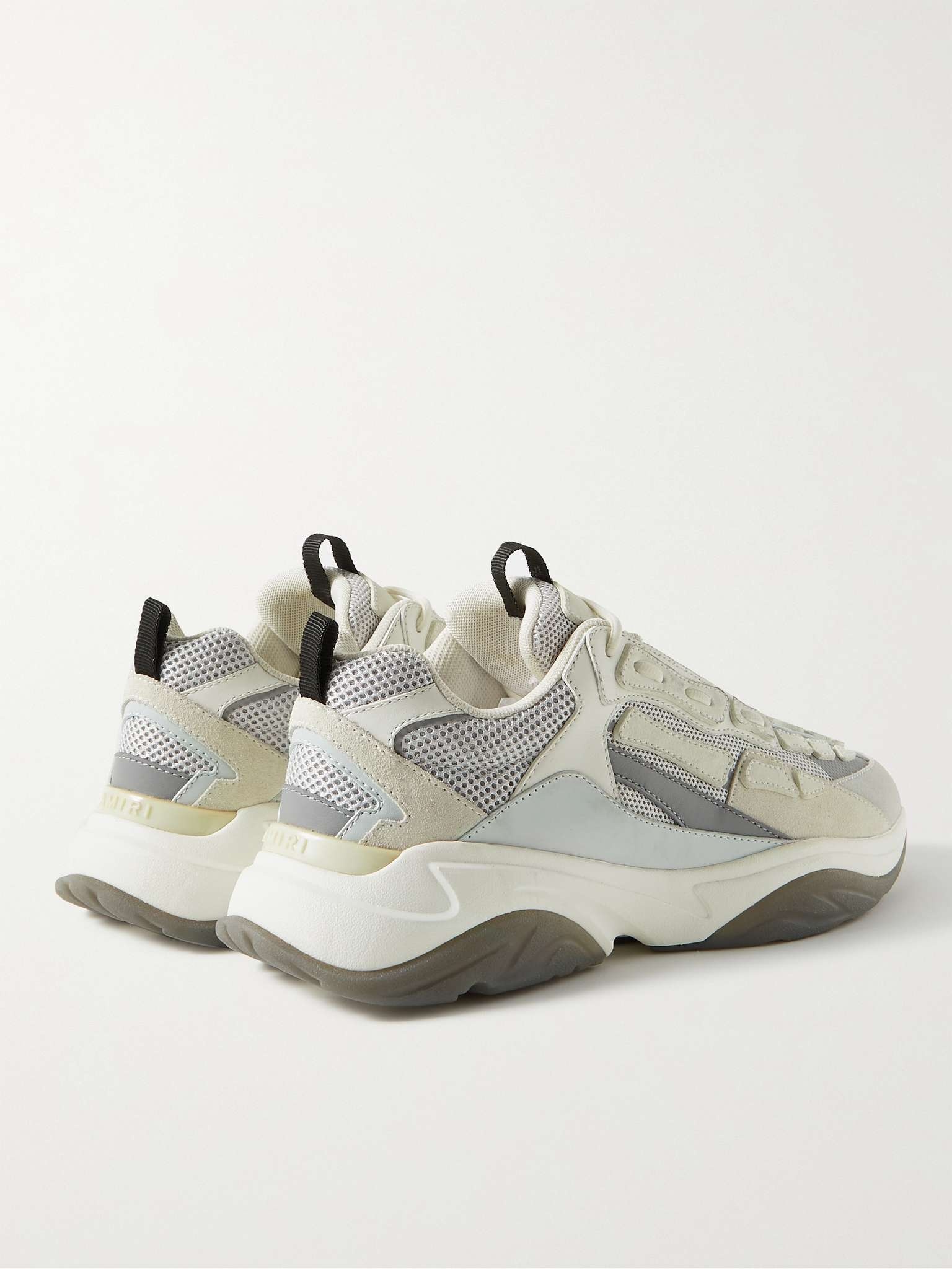 Bone Runner Leather and Suede-Trimmed Mesh Sneakers - 5