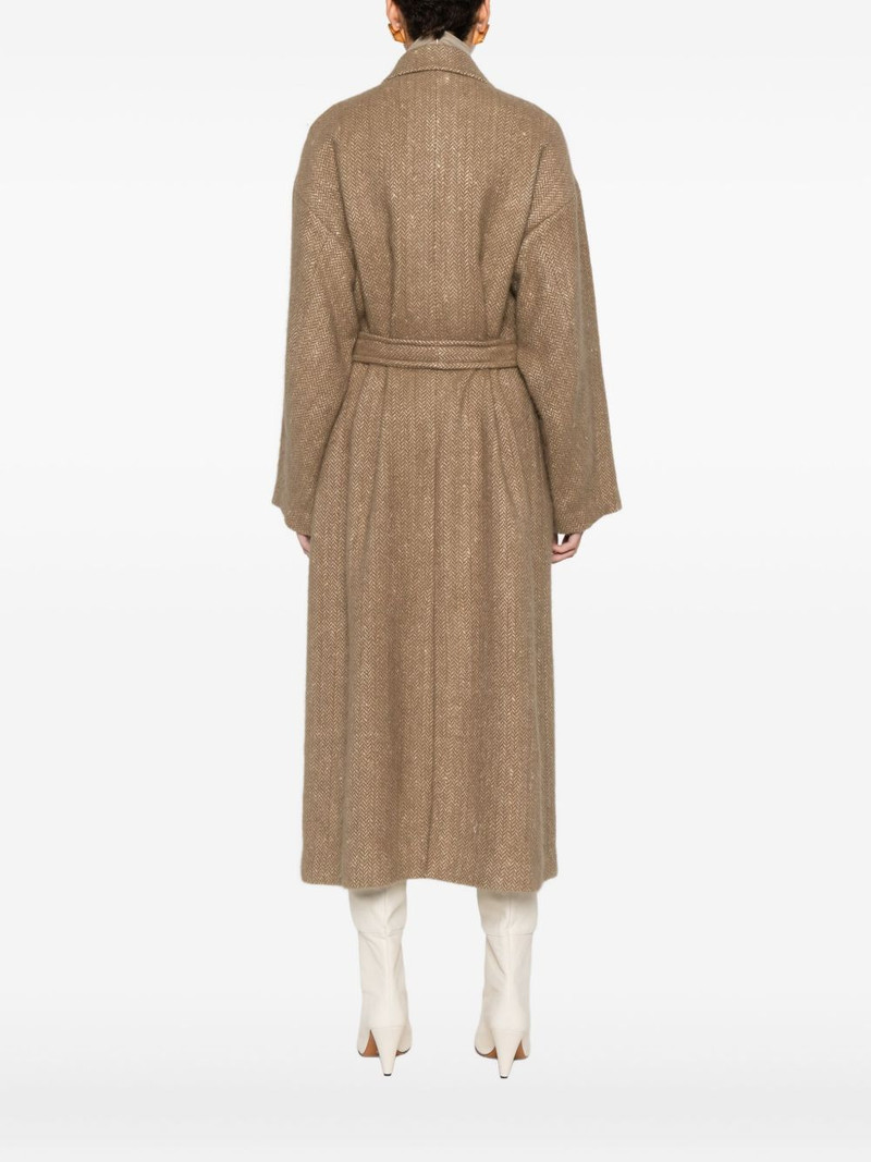 double-breasted belted coat 4