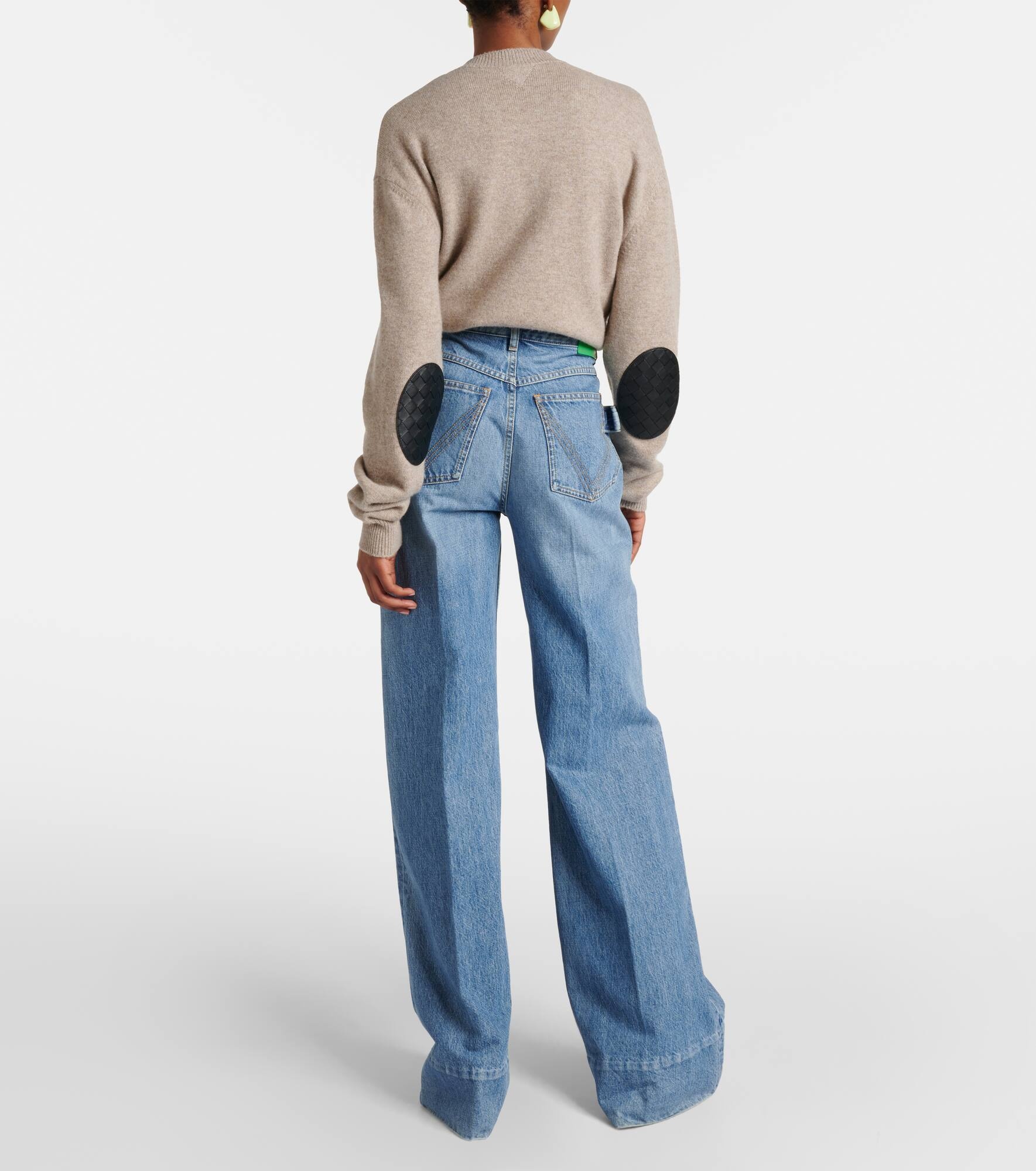 Mid-rise wide-leg jeans - 3