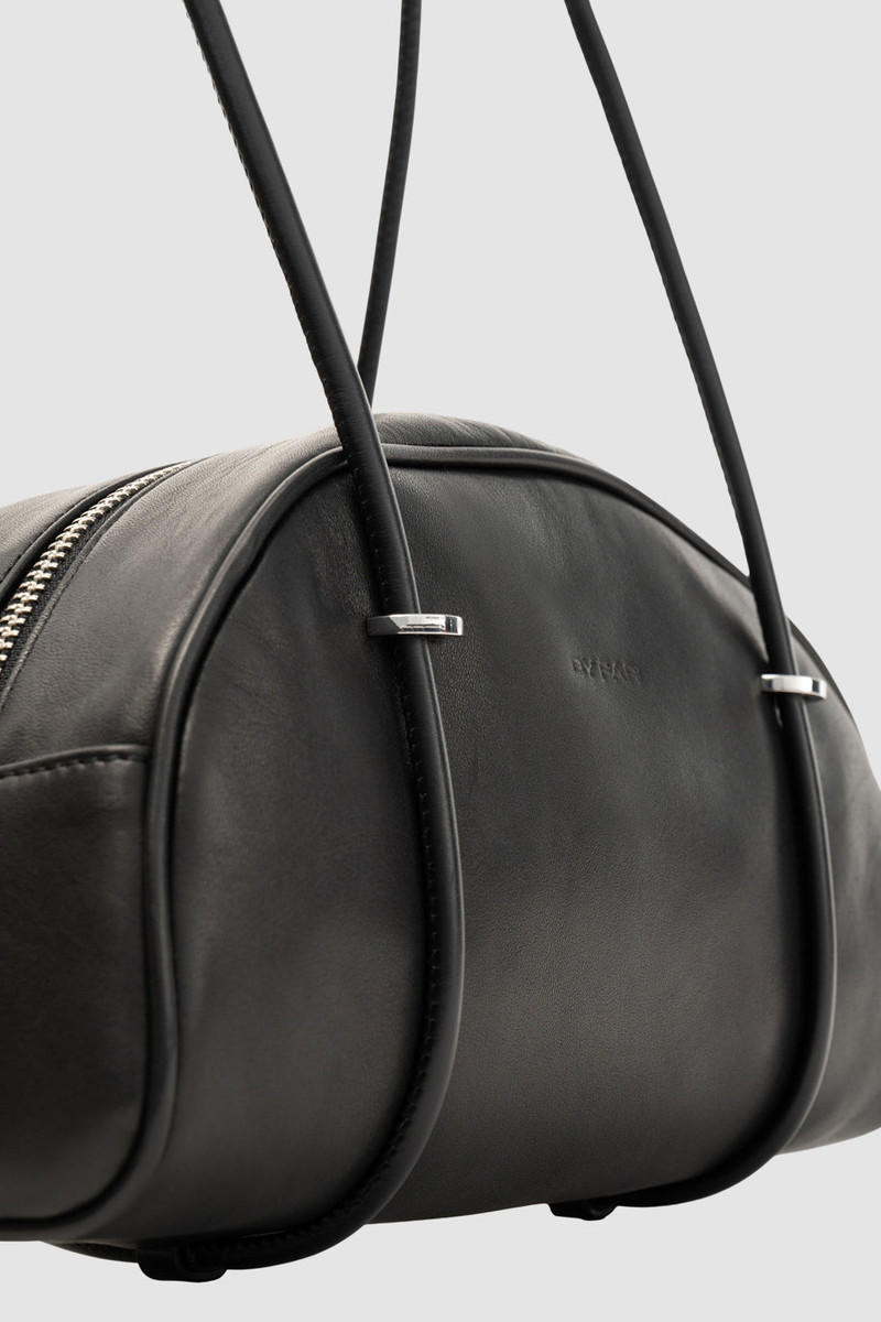 Kimberly Bowler Black Nappa Leather Shoulder Bag 3