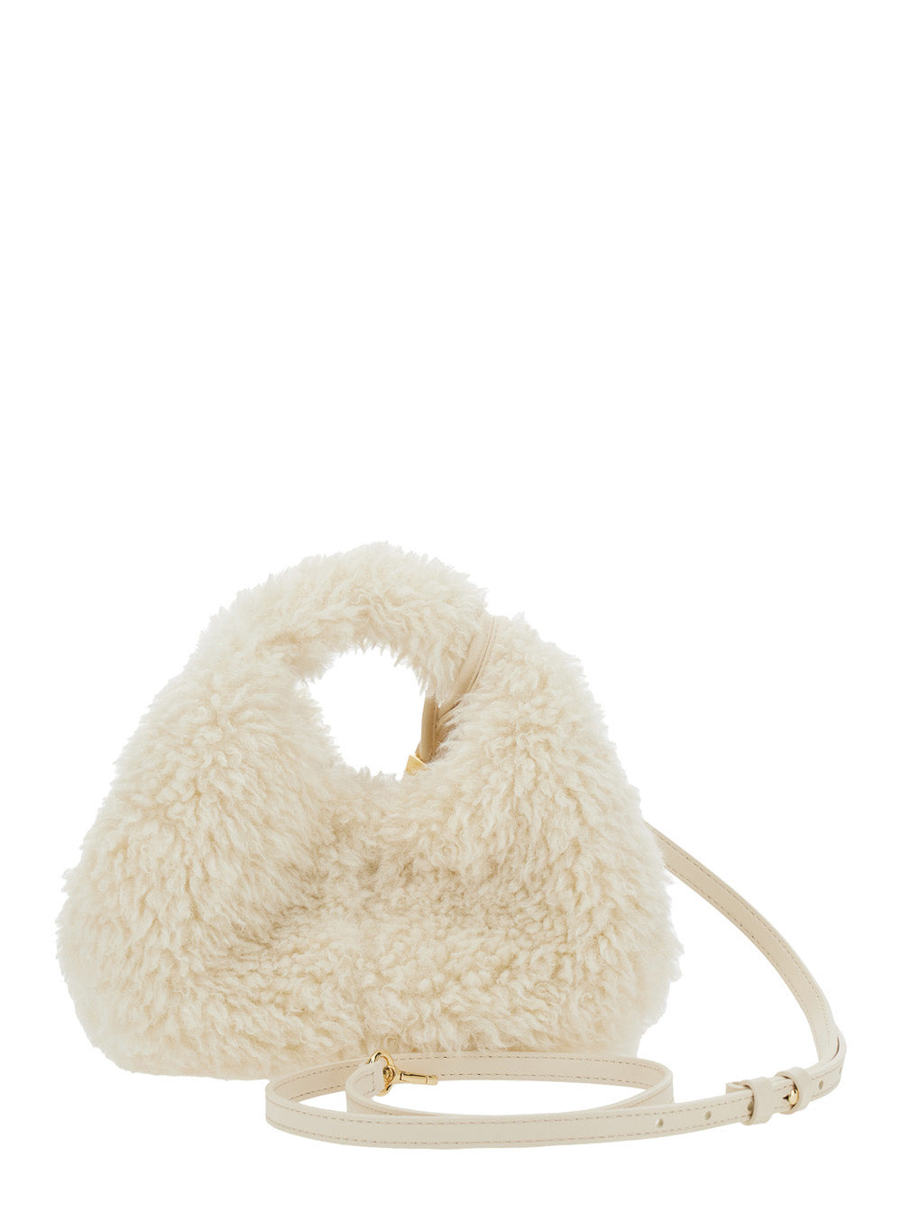 Ganni Women Hobo Mini Fur - 4
