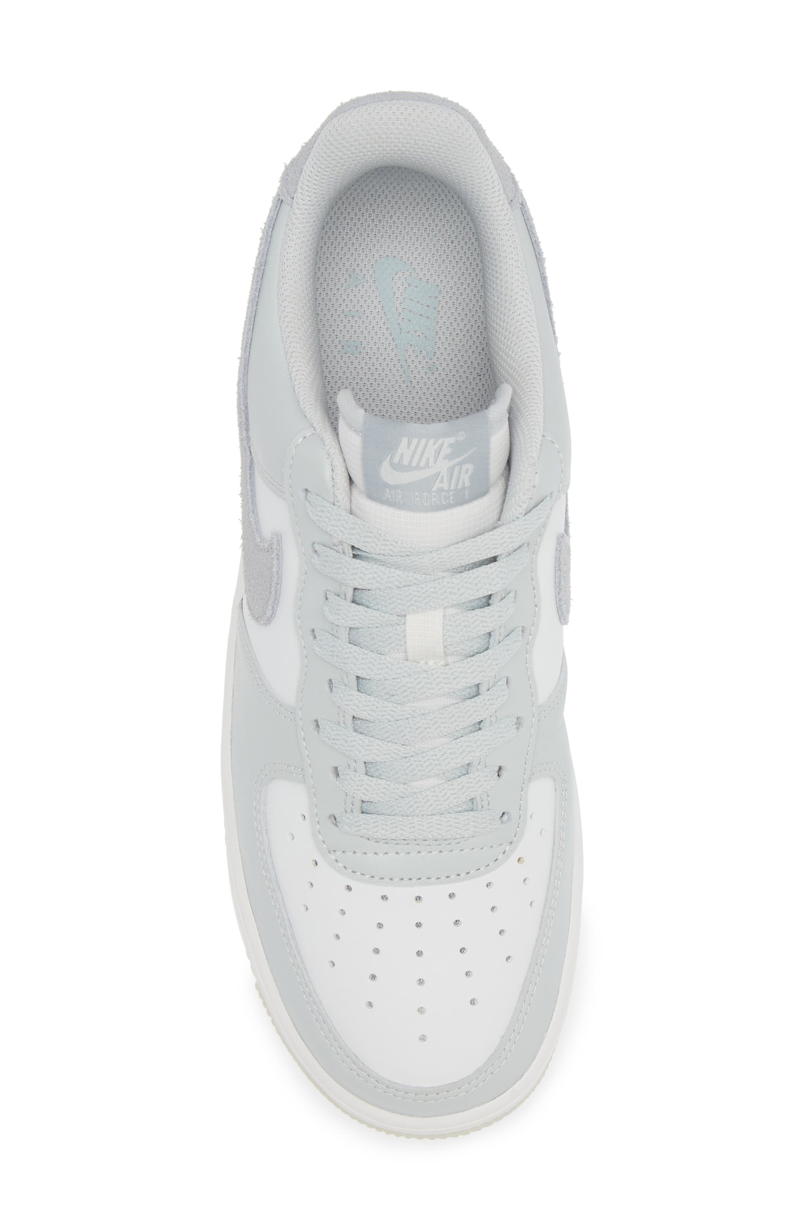 Nike Air Force 1 '07 Sneaker in Silver/Light Pumice/White at Nordstrom - 5