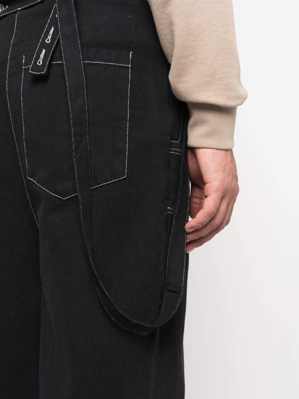 Early contrasting-stitch trousers - 5