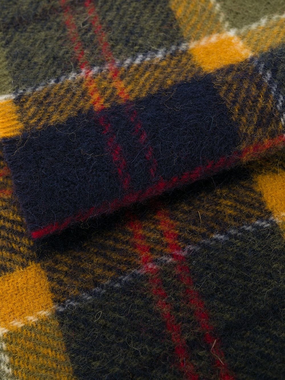 tartan lambswool scarf - 3