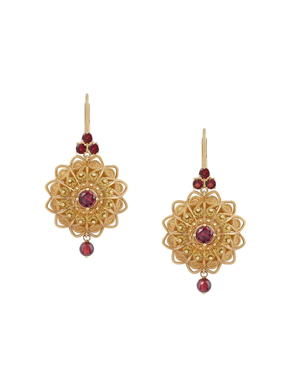 18kt yellow gold Pizzo earrings - 1