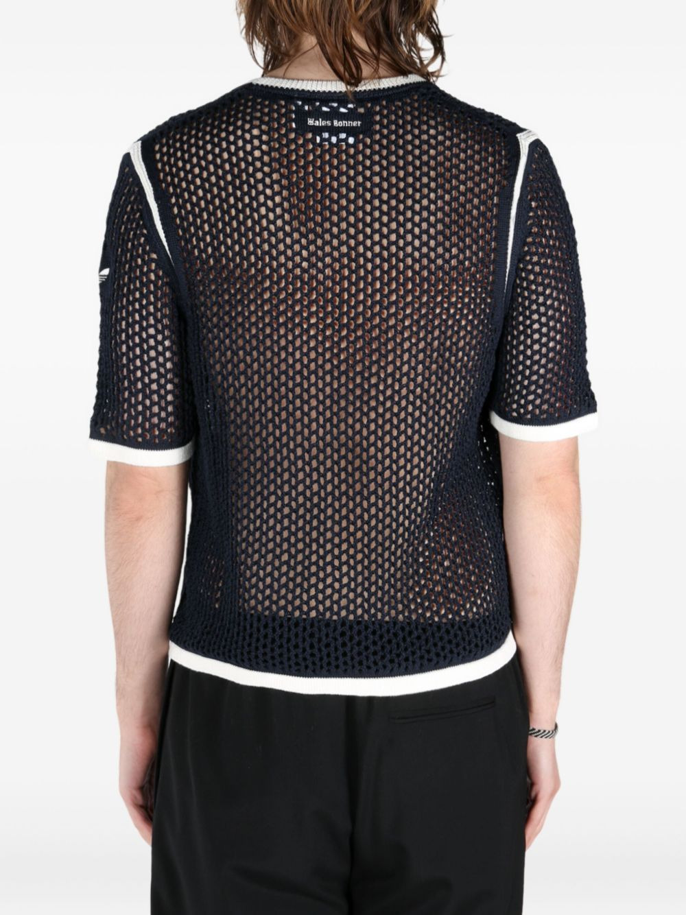 x Wales Bonner crochet T-shirt - 4