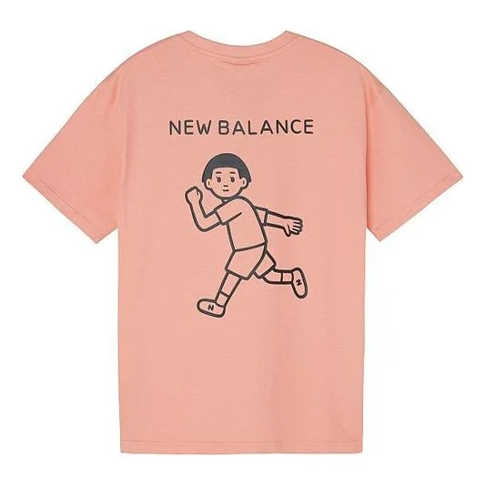 (WMNS) New Balance x Noritake Crossover Funny Pattern Casual Short Sleeve T-Shirt Pink AWT02379-PCH - 1