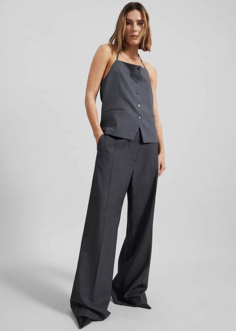 Melwin Halter Vest - Grey 5