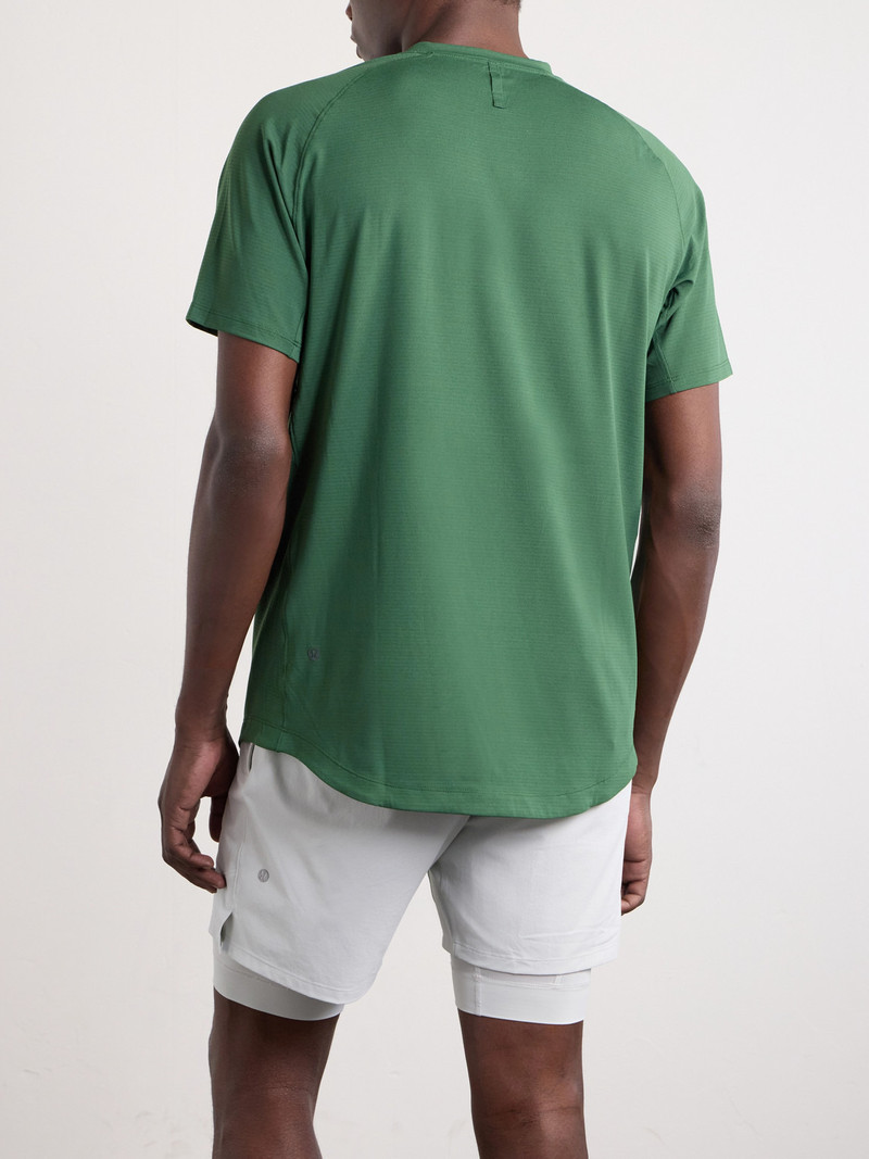 License to Train Striped Stretch Recycled-Jersey T-Shirt 4