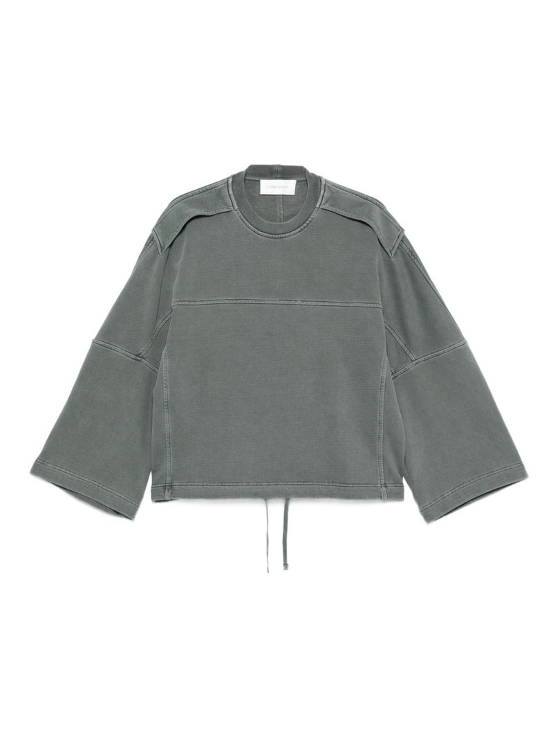 panelled sweatshirt 1
