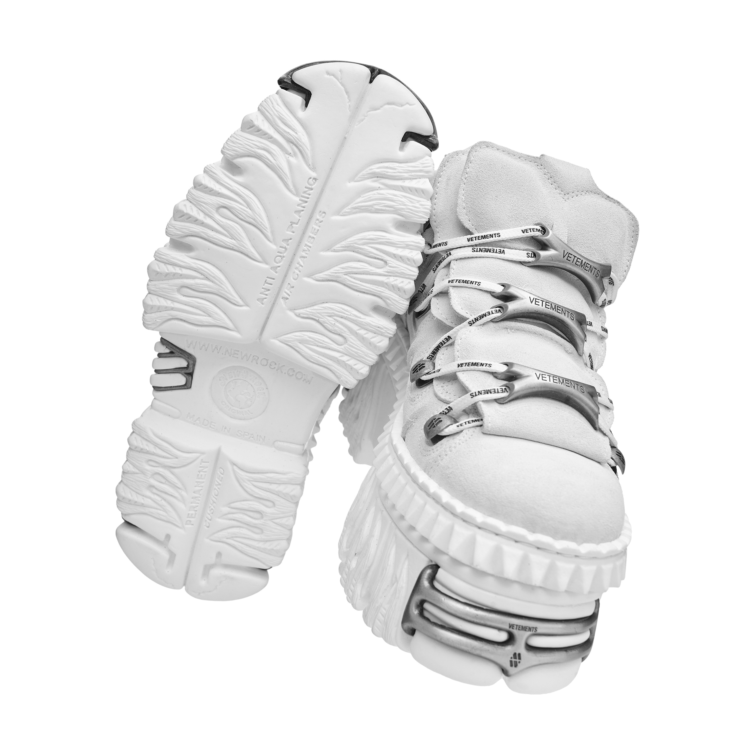 VETEMENTS X NEW ROCK PLATFORM BOOTS - 3
