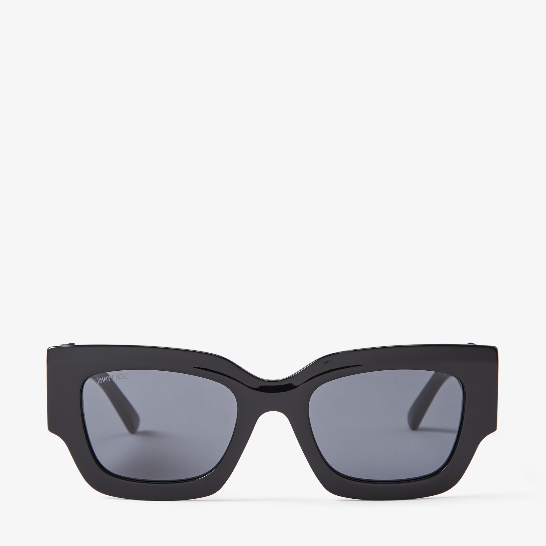Nena
Black Square Frame Sunglasses with JC Emblem - 1