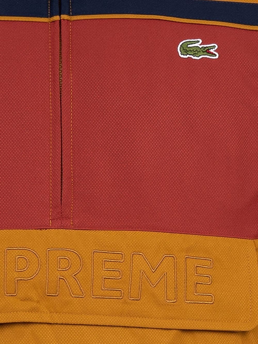 x Lacoste padded half-zip jacket "FW19" - 3