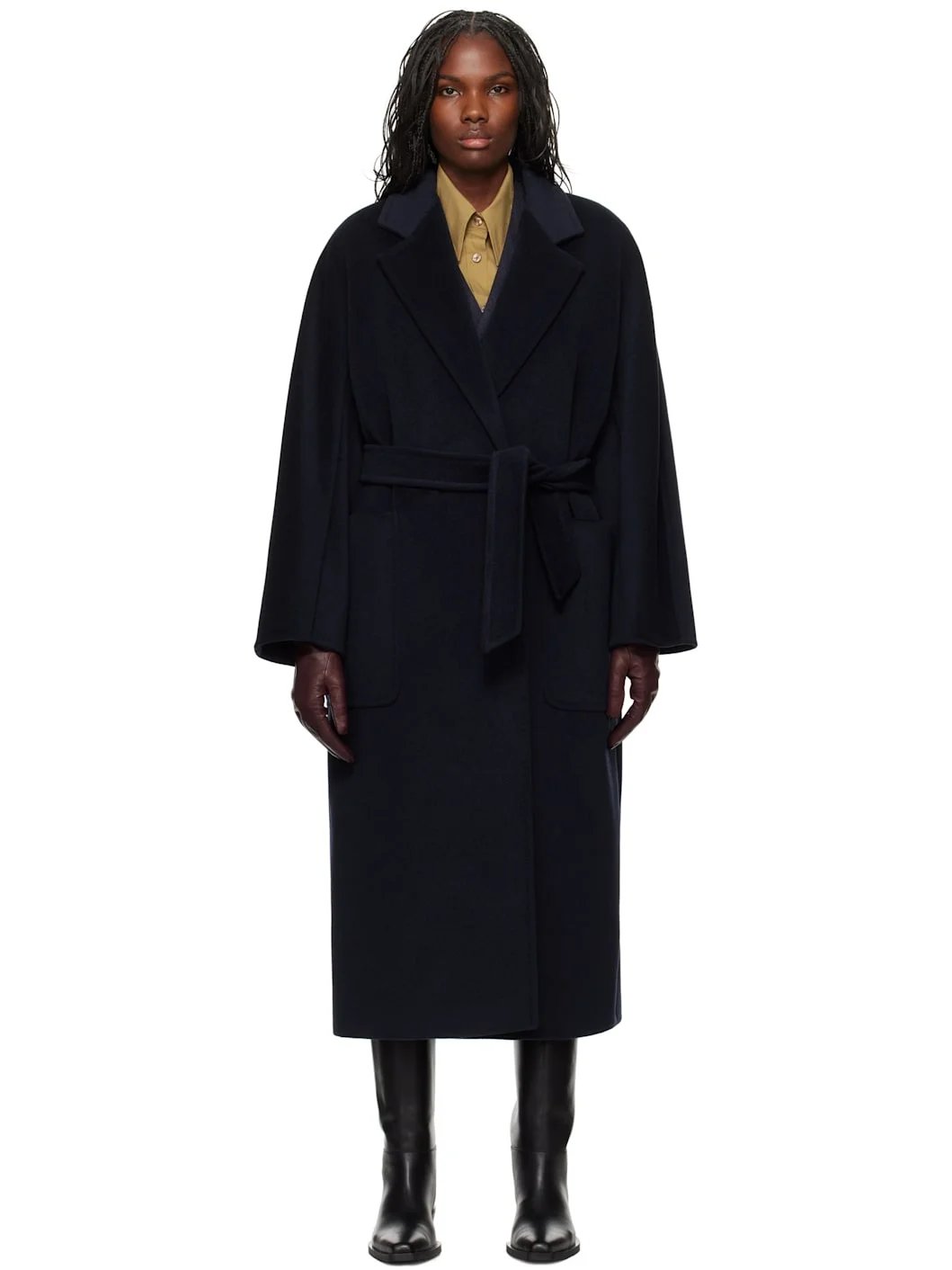 Navy Locri Coat - 1