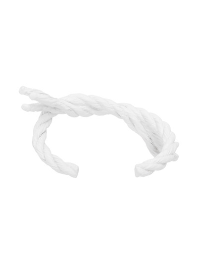 MM6 Maison Margiela White Knit Bracelet outlook