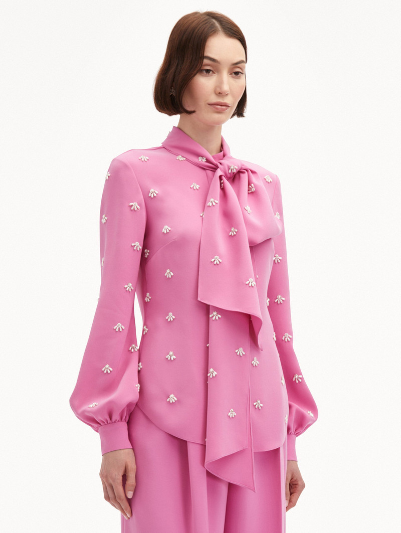 PEARL CABOCHON BLOUSE 5