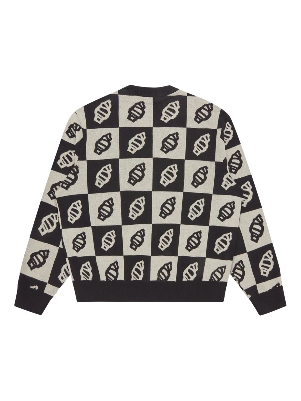 leaf-motif knitted cardigan - 2