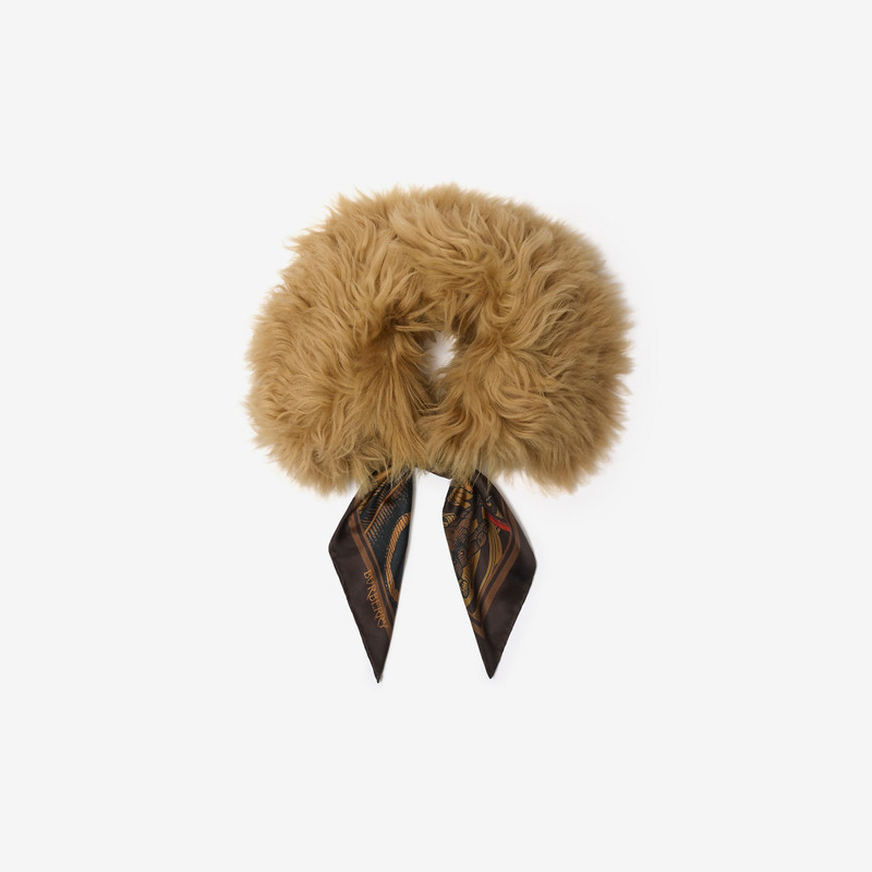 Scarf Trim Shearling Collar 1