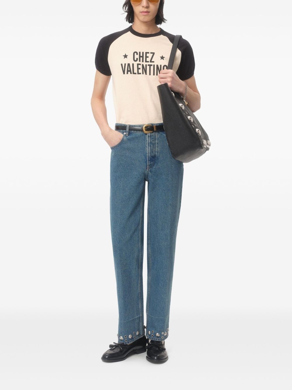 Chez-print T-shirt - 2