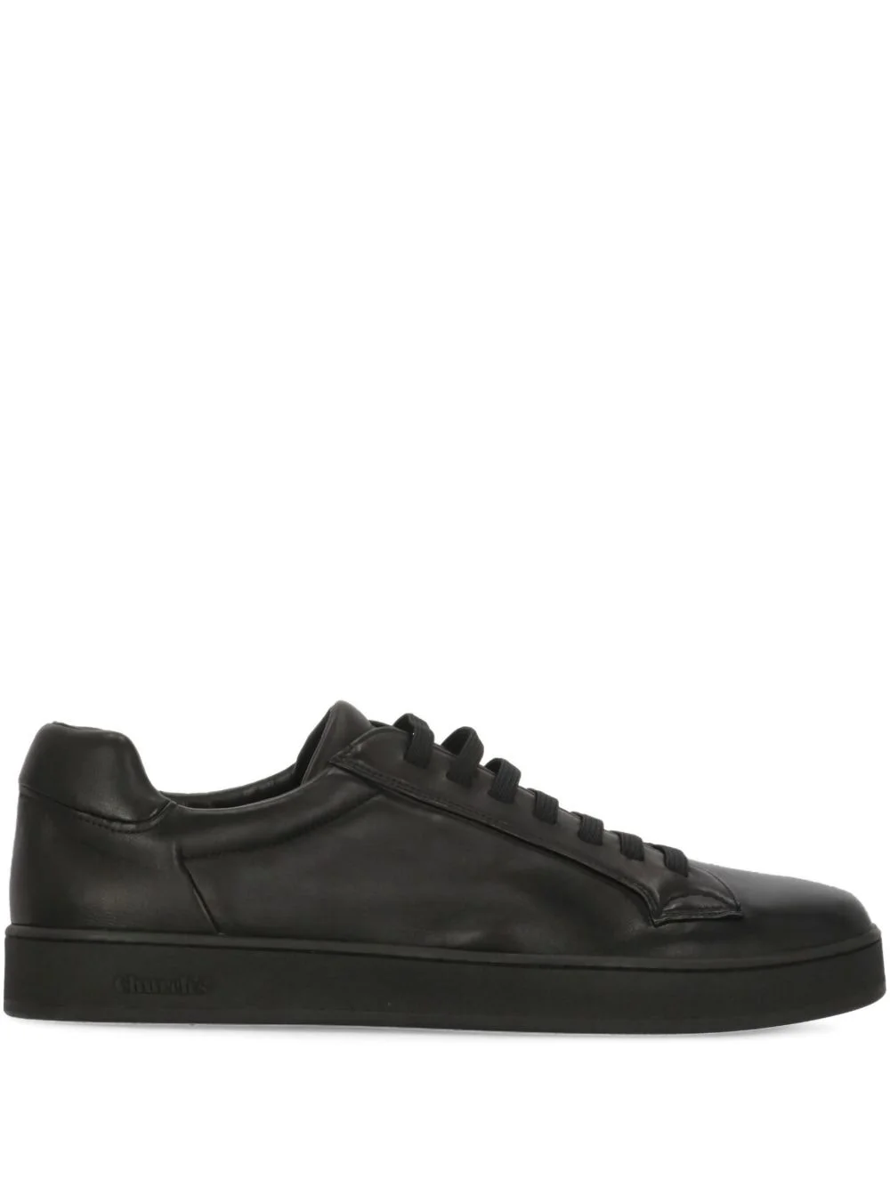 textured-sole lace-up sneakers - 1