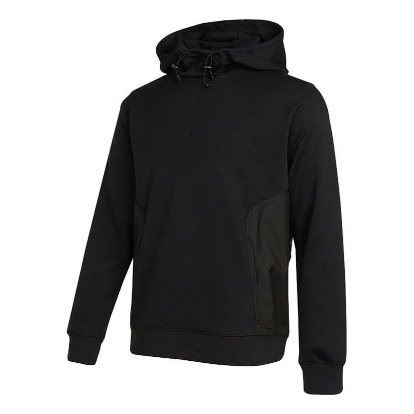 Men's Jordan Casual Sports Logo Pullover Long Sleeves Black DA9850-010 - 1