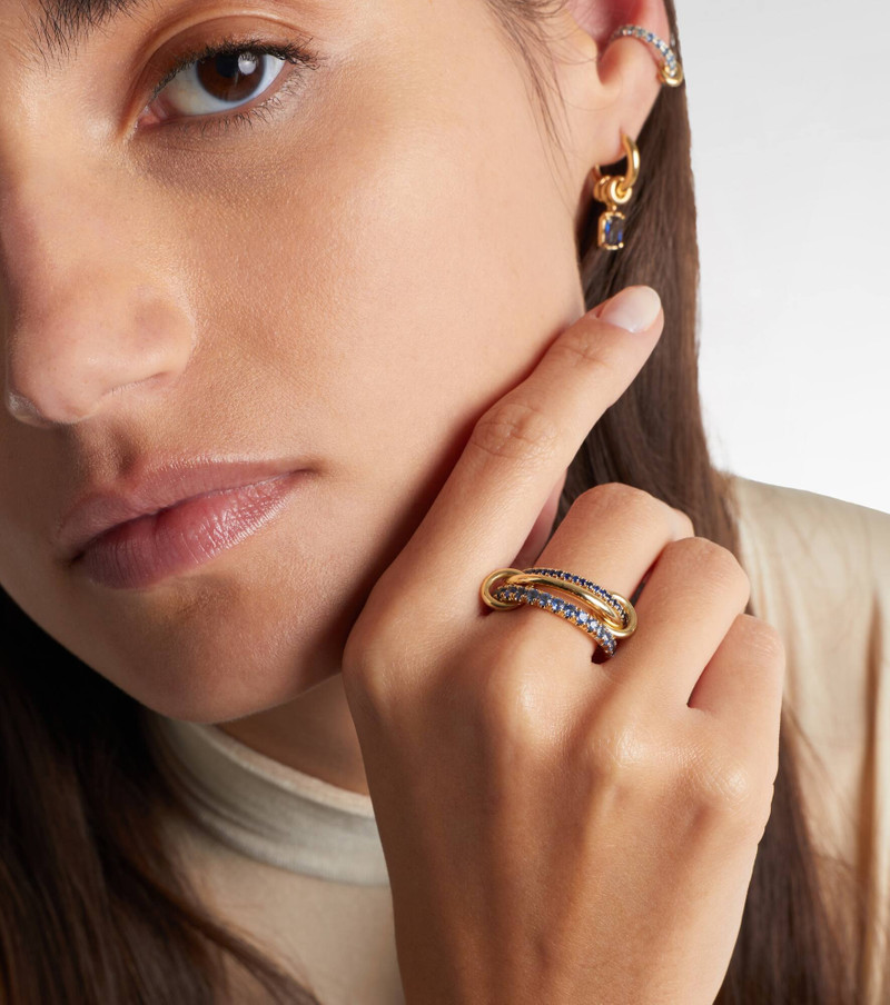 Spinelli Kilcollin Norah 18kt gold ring with sapphires outlook