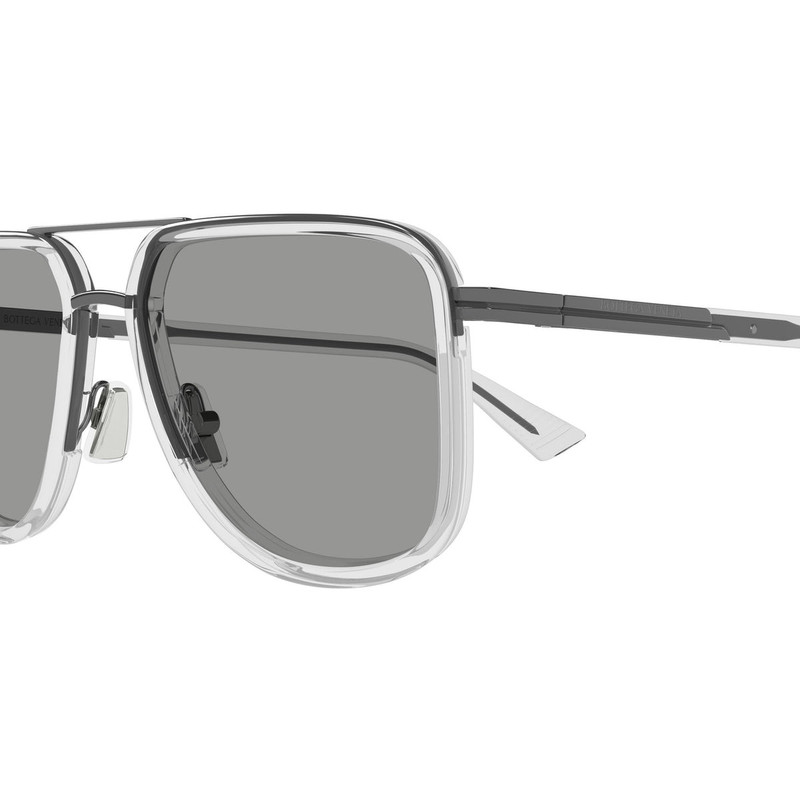Bottega Veneta AVIATOR SUNGLASSES (METAL/GREY) outlook