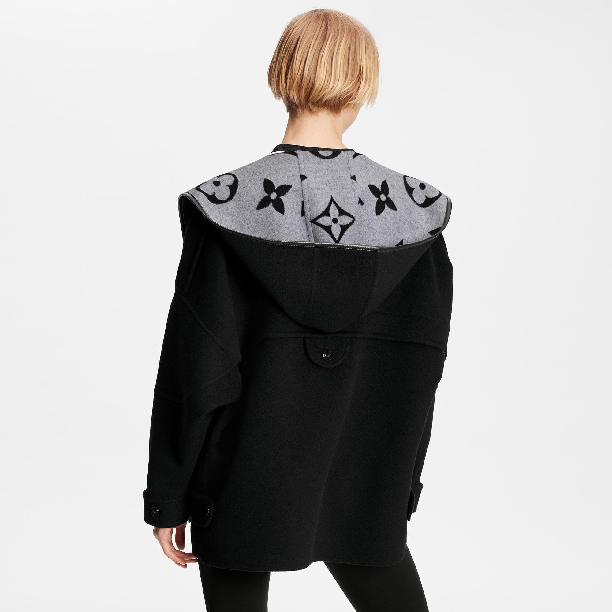 Double Face Pea Coat - 5