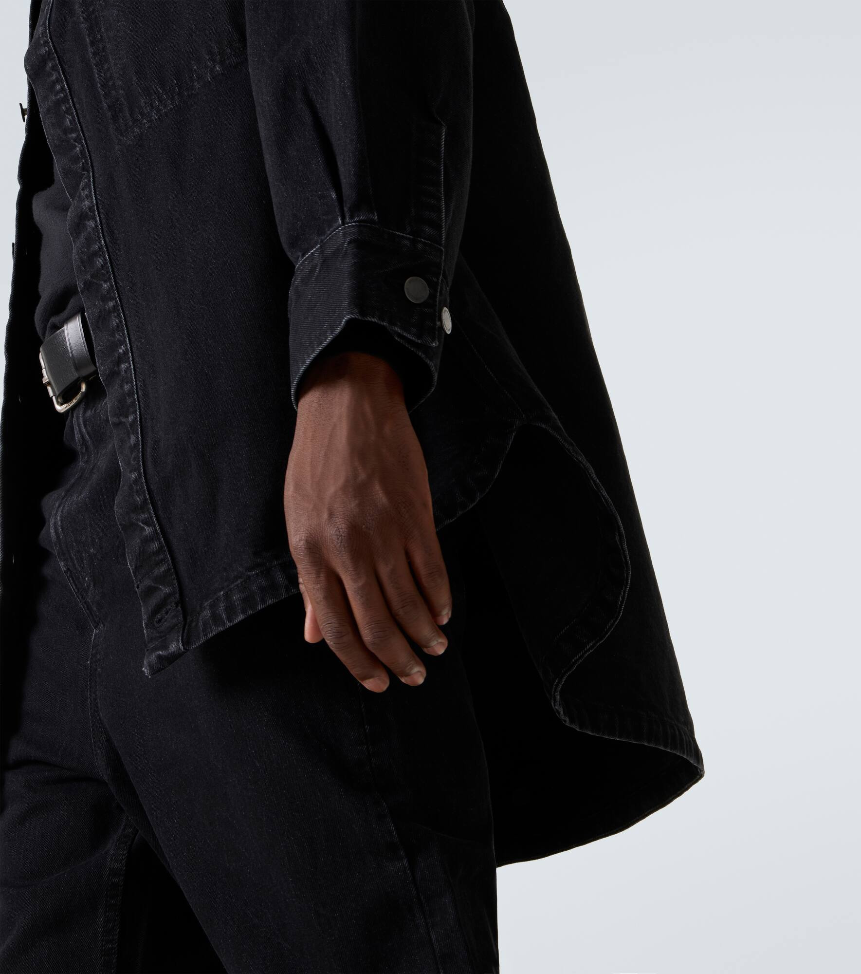 Oversized denim shirt - 6