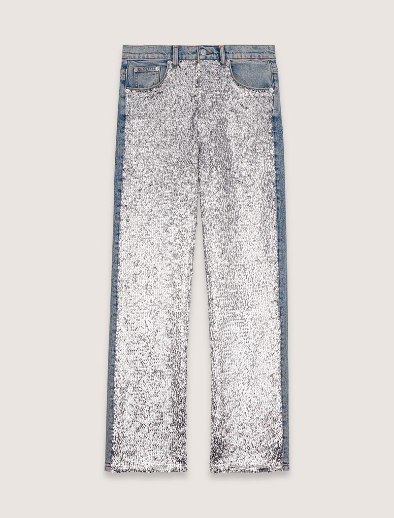 Sequinned jeans 1