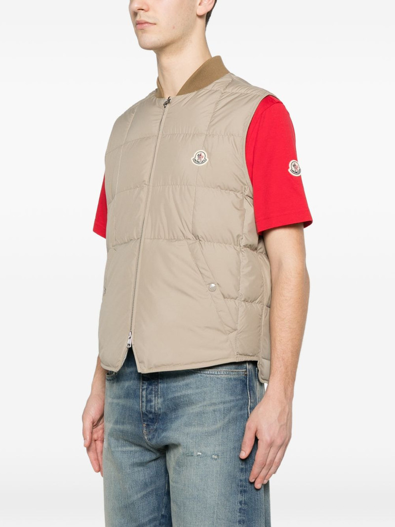 Moncler quilted gilet outlook