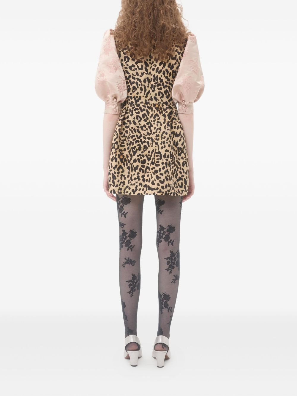 leopard print dress - 4