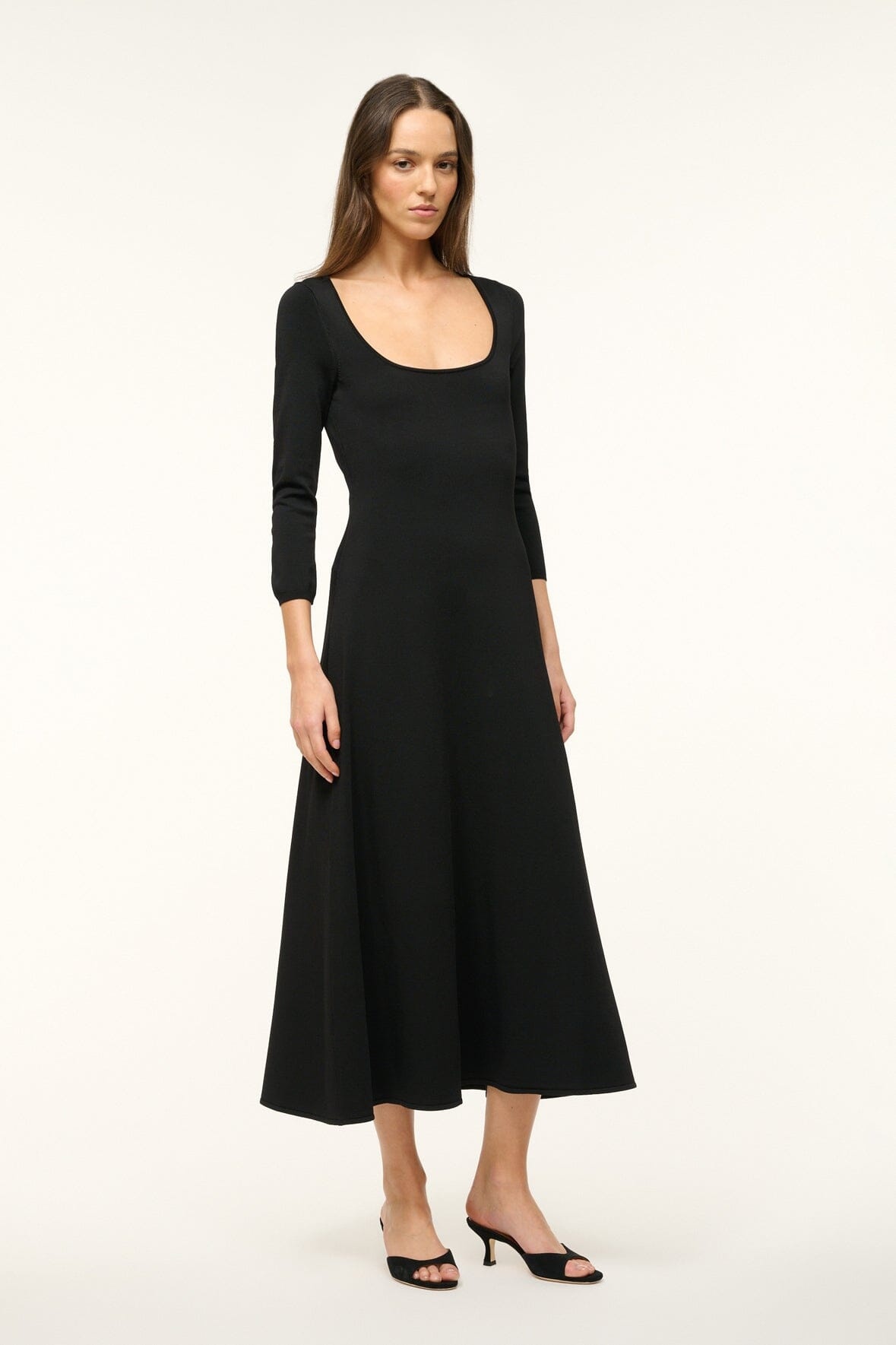 STAUD DOUVRES DRESS BLACK - 5