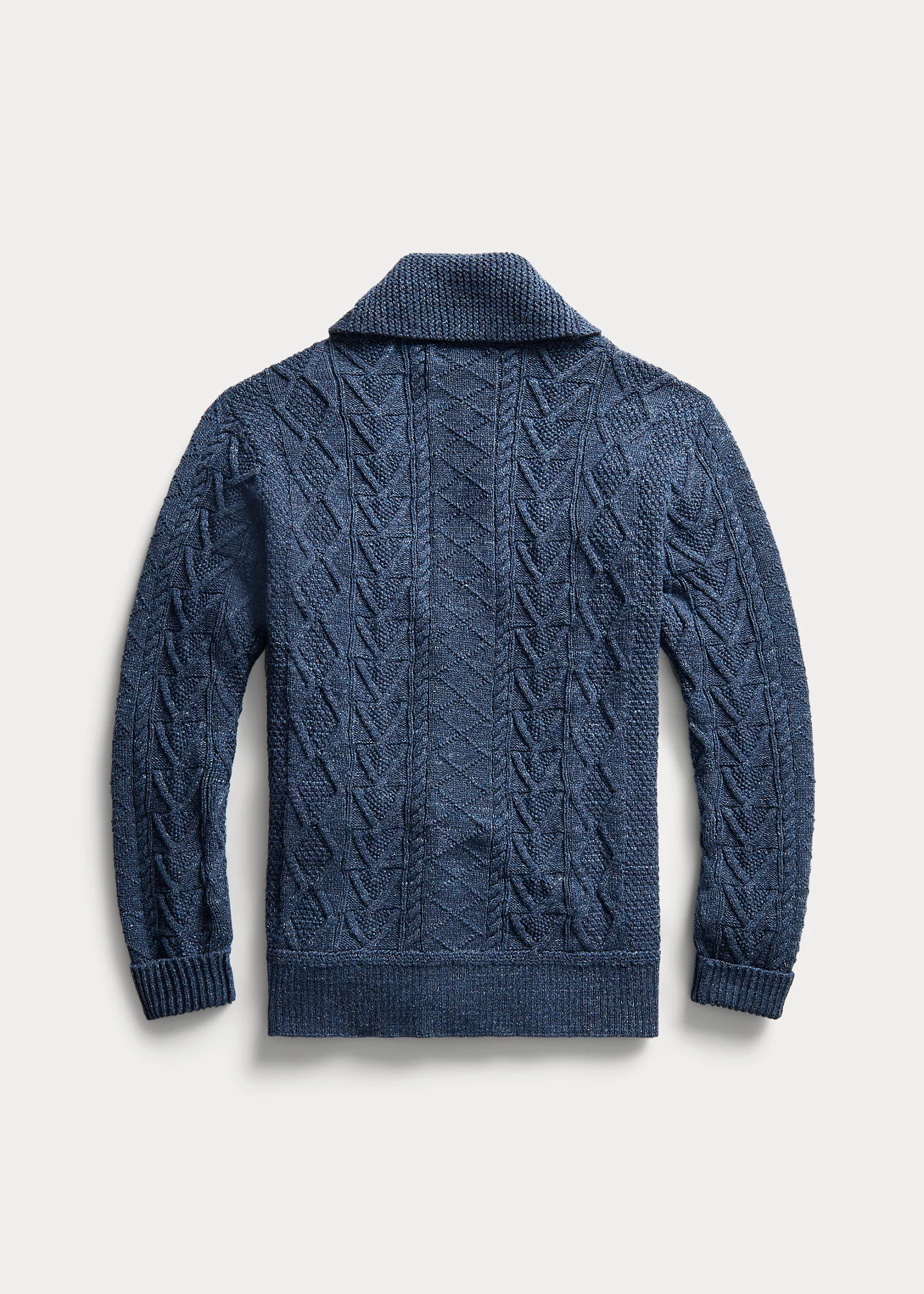 Aran-Knit Cotton Cardigan - 2