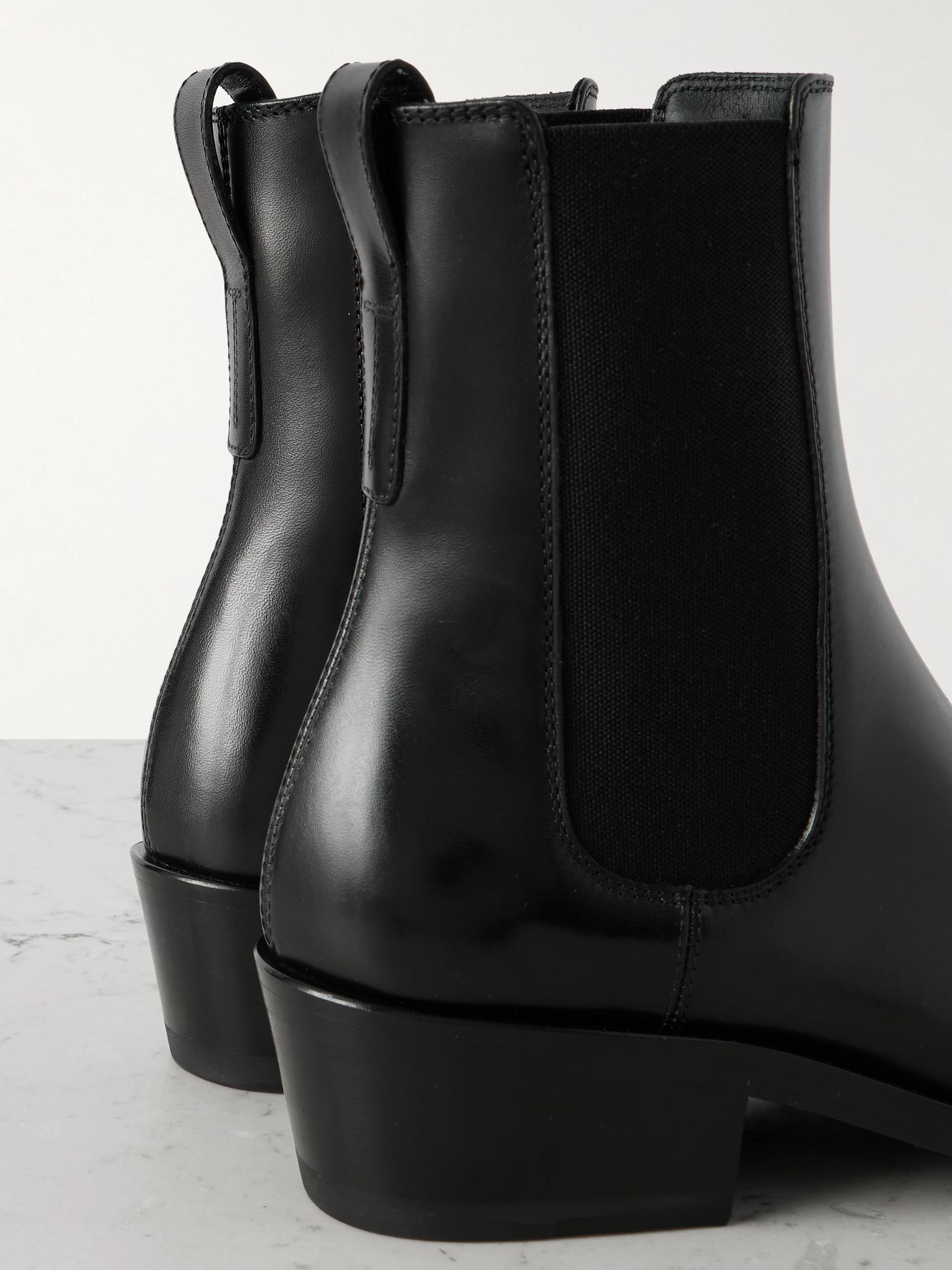 Leather Chelsea boots Black - 4