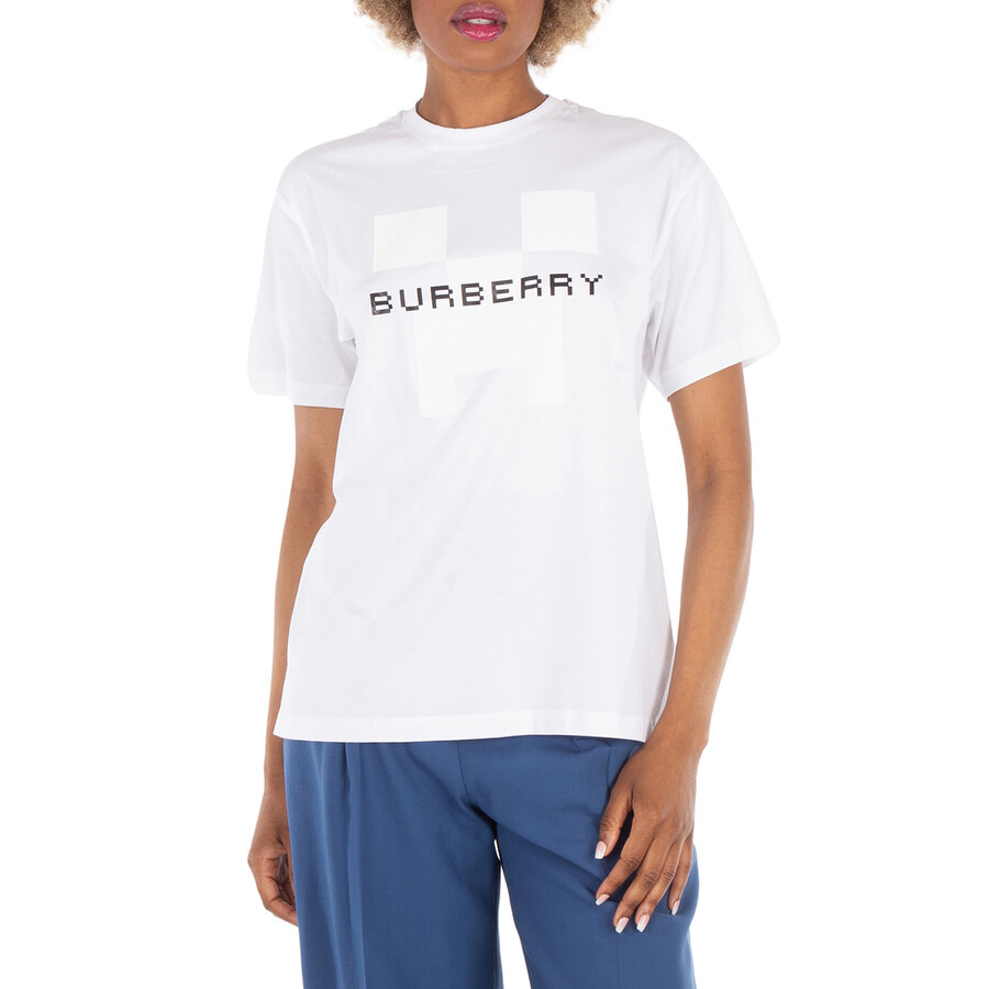 Burberry x Minecraft Logo Print Cotton Oversized T-shirt - 3