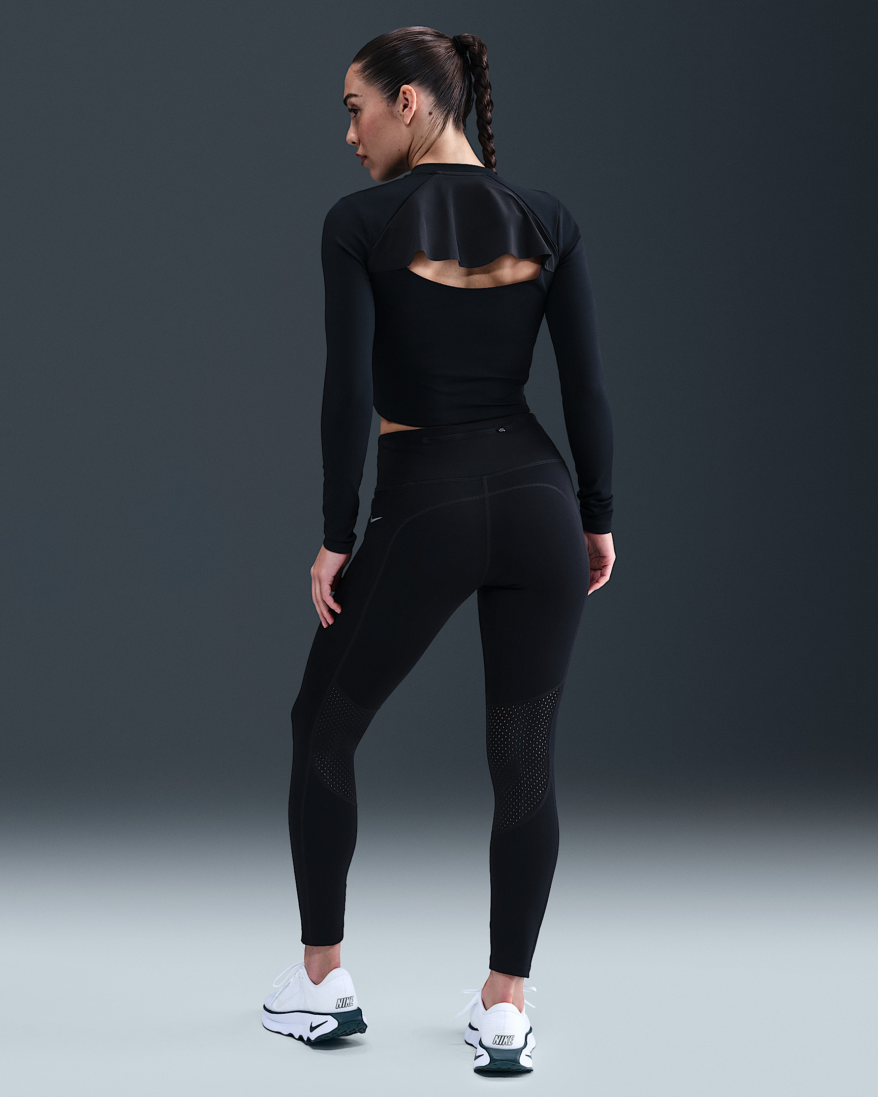 Nike One Women's Dri-FIT 1/2-Zip Mid Layer - 5
