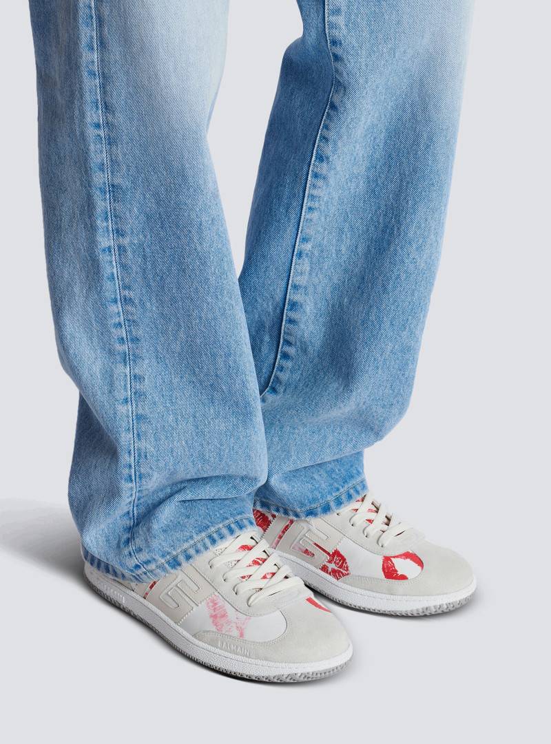 Balmain Calfskin Balmain Swan trainers outlook