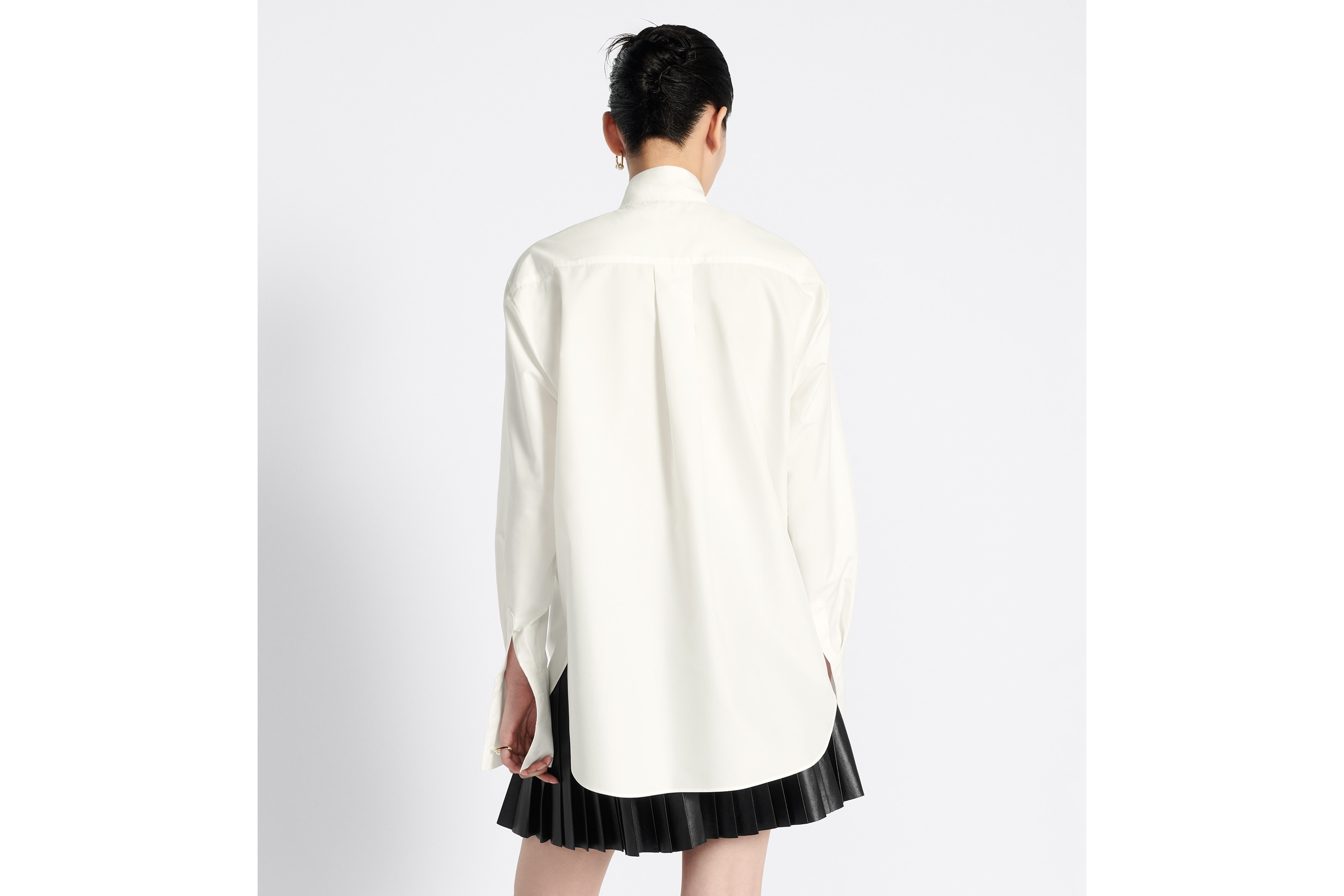 Shirt with Bow Collar - 5