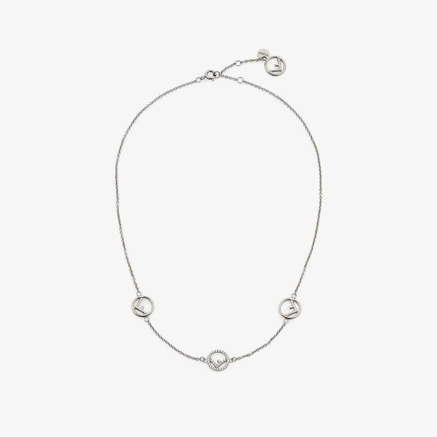 Palladium-colored necklace - 1