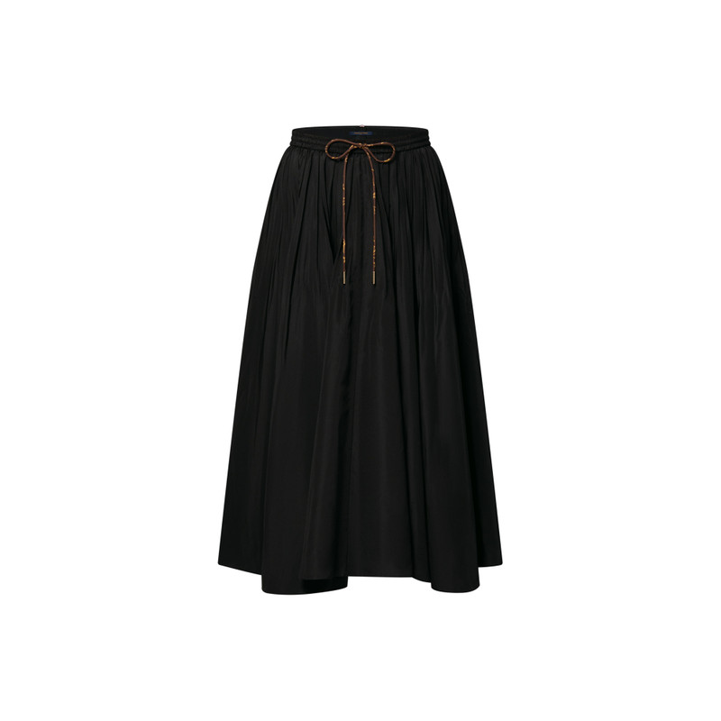 Drawstring Plissé Skirt 1
