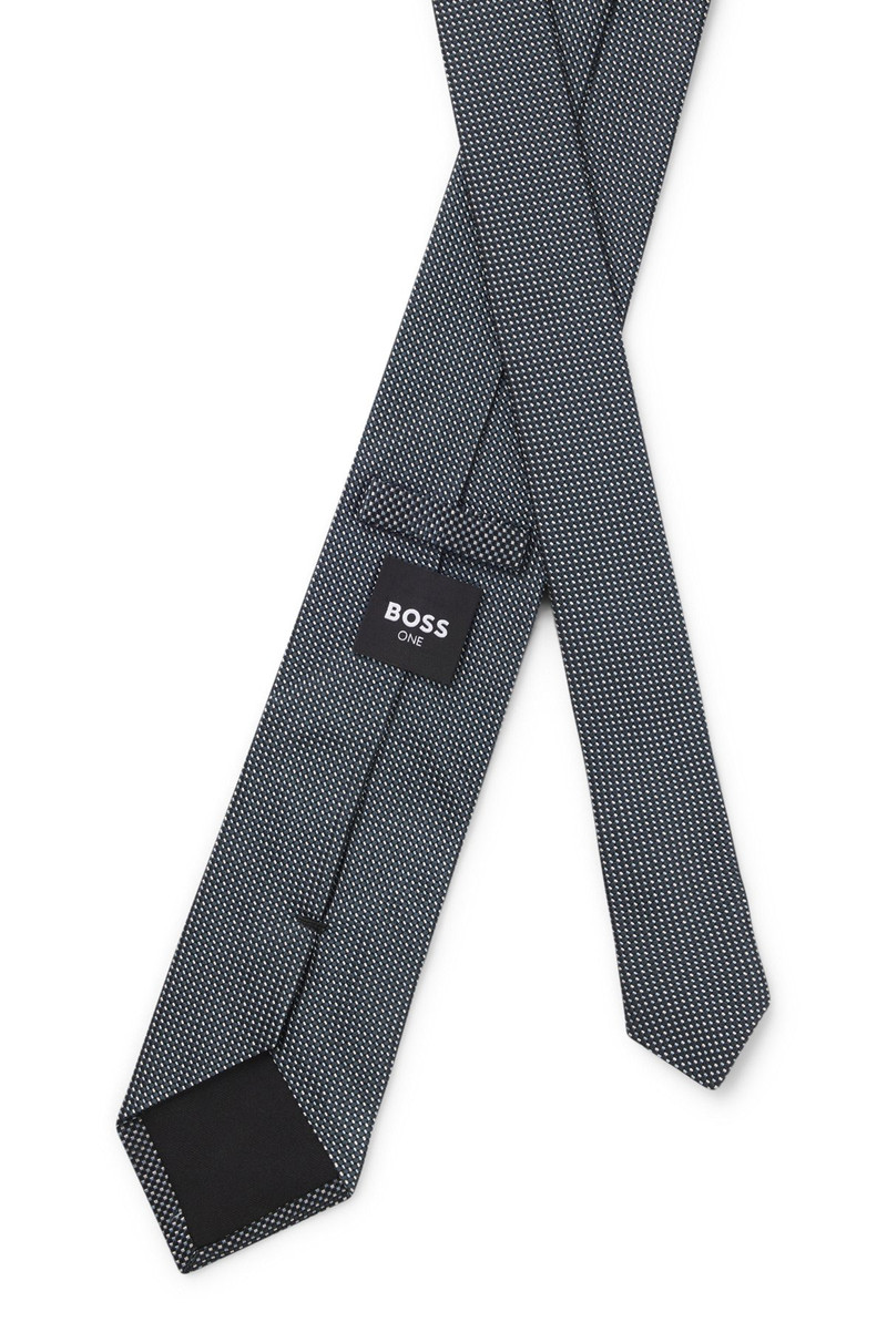PURE-SILK TIE WITH MICRO PATTERN 5